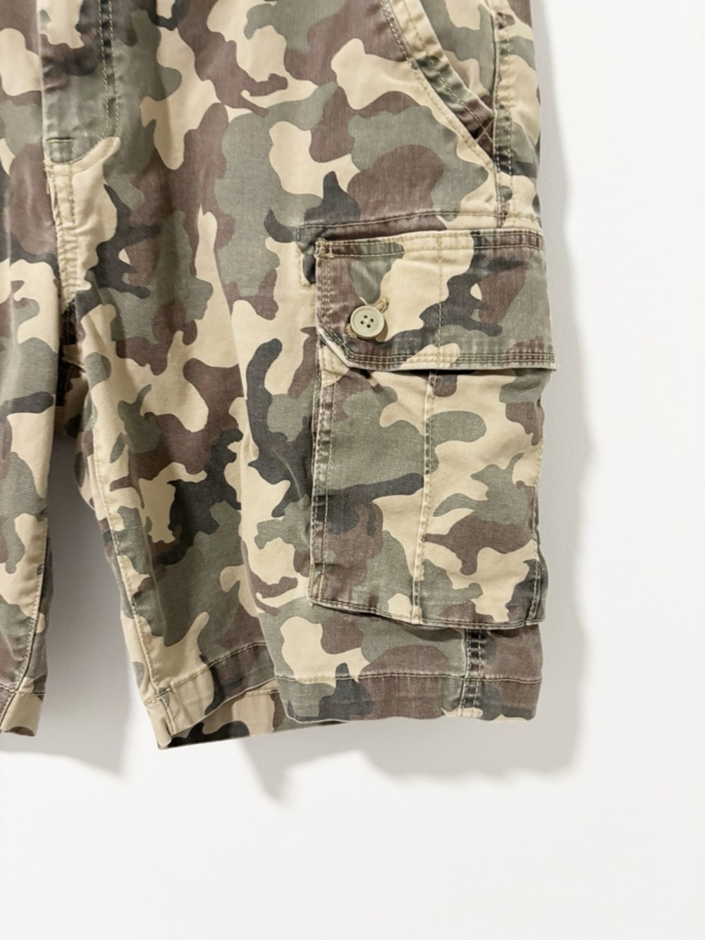 Sonoma The Everyday Camo Cargo Shorts Mens Size 38 Green Gorpcore Outdoor Casual - Picture 3 of 9